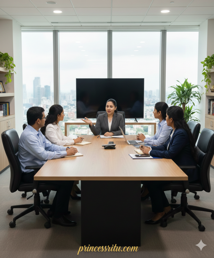 princessritu-digital-marketing-working-with-team